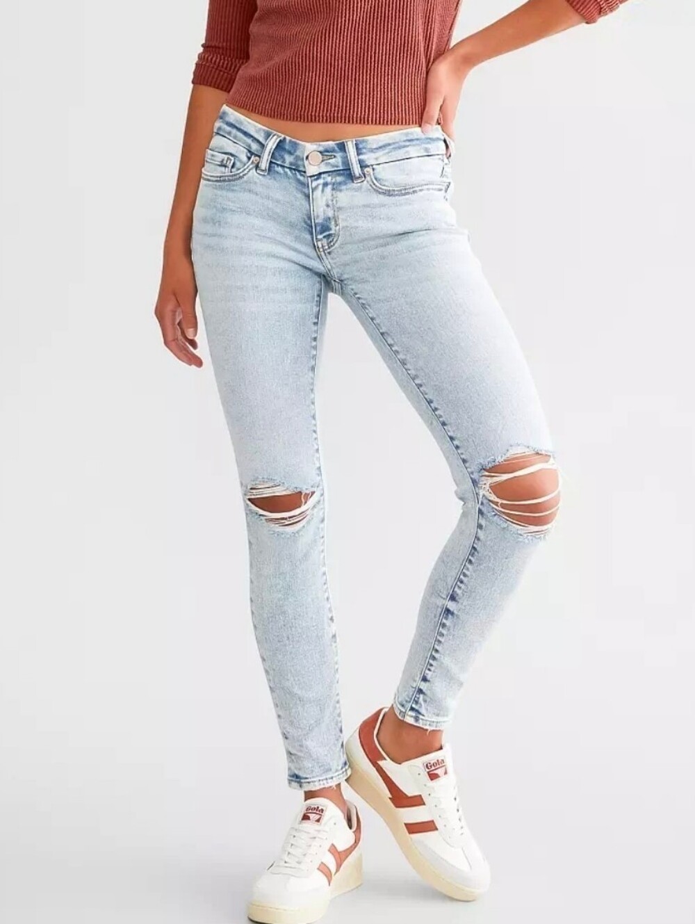 BKE Denim Stella Ankle Skinny Jean Sz 27x27